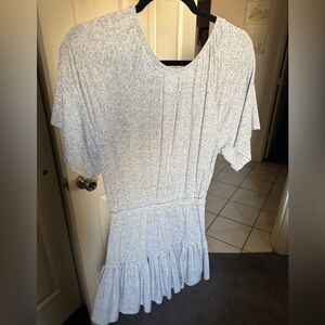 Chelsea & Violet Light Gray Midi Dress